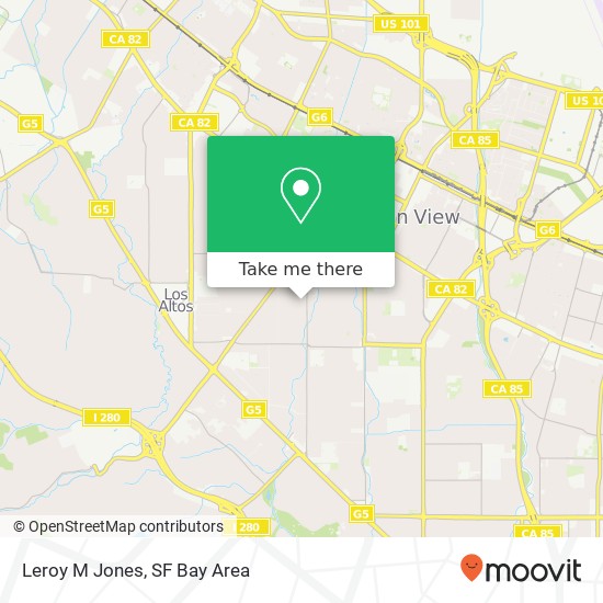 Leroy M Jones map