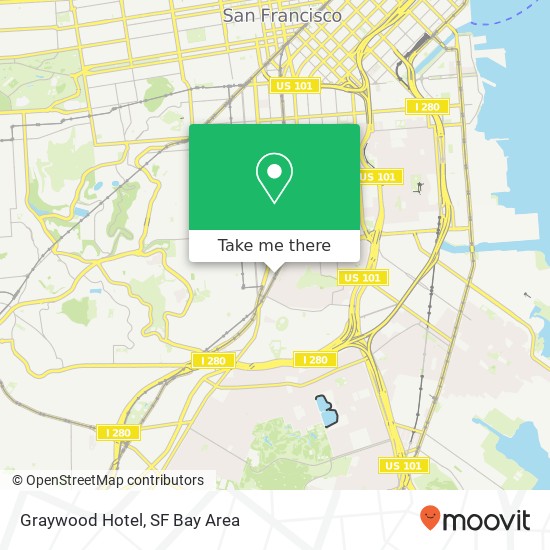 Mapa de Graywood Hotel