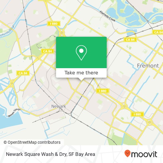 Mapa de Newark Square Wash & Dry