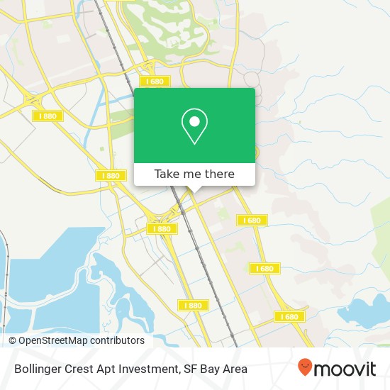 Mapa de Bollinger Crest Apt Investment