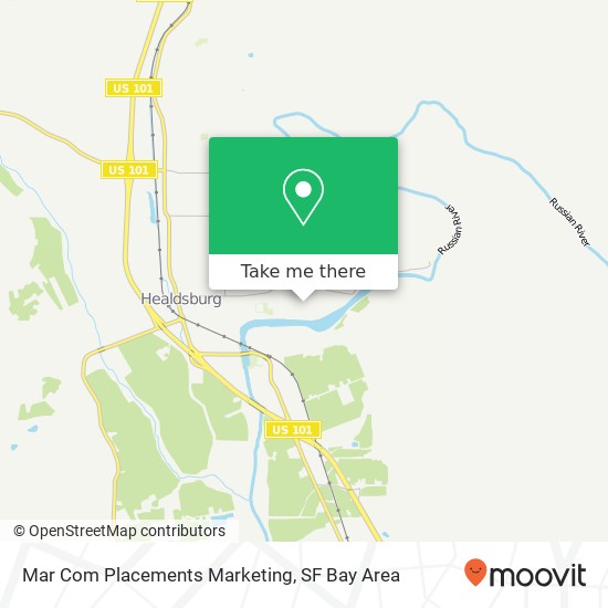 Mar Com Placements Marketing map