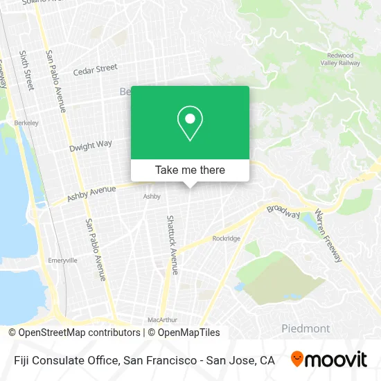 Fiji Consulate Office map