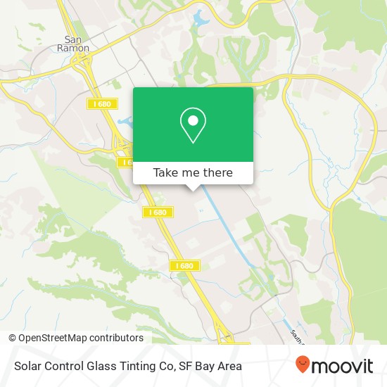 Mapa de Solar Control Glass Tinting Co