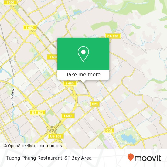 Mapa de Tuong Phung Restaurant