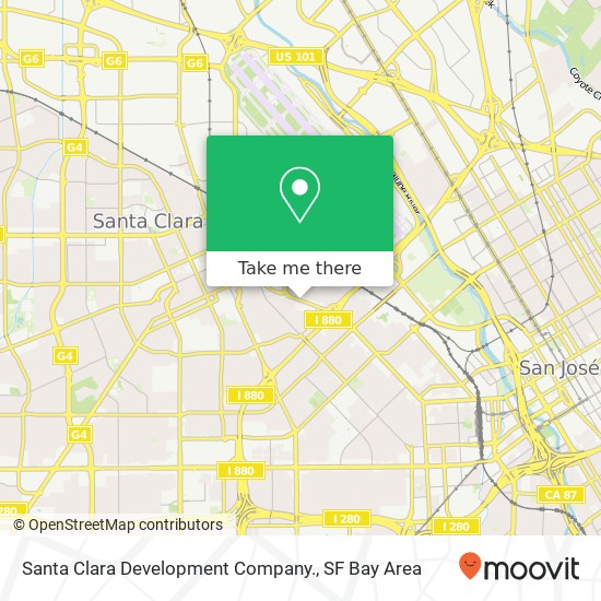 Santa Clara Development Company. map