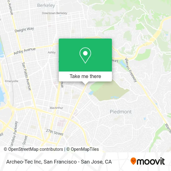 Mapa de Archeo-Tec Inc