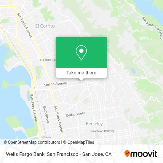 Wells Fargo Bank map