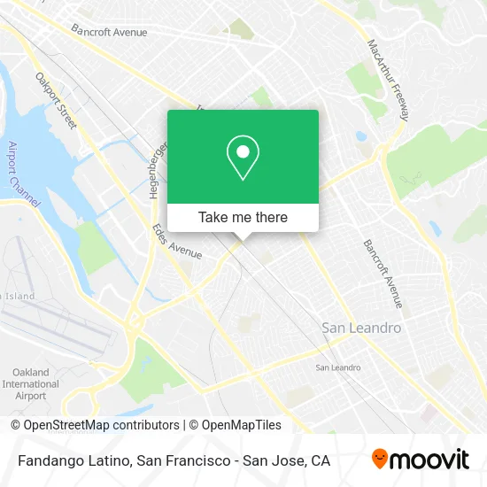 Mapa de Fandango Latino