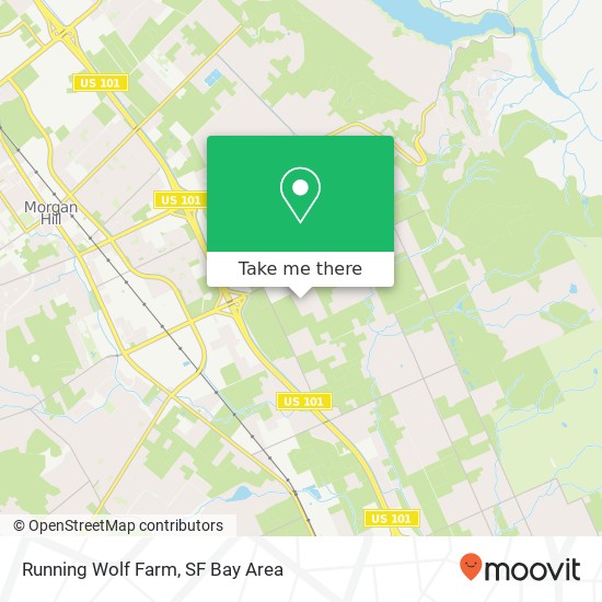 Mapa de Running Wolf Farm