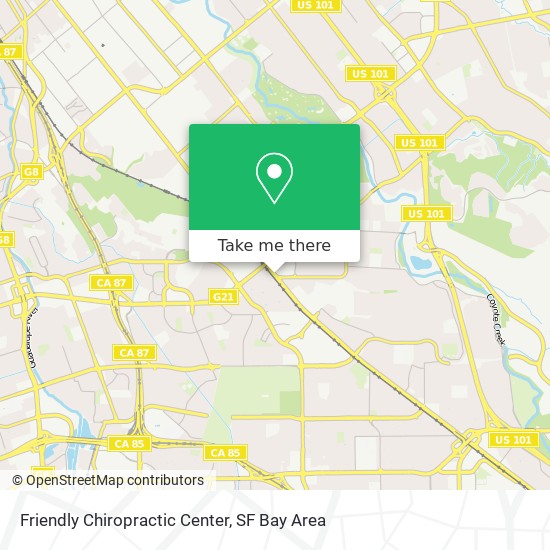 Friendly Chiropractic Center map