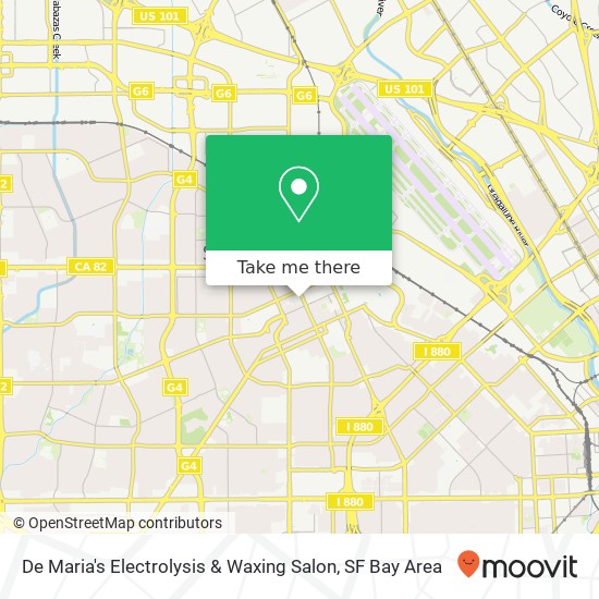 Mapa de De Maria's Electrolysis & Waxing Salon