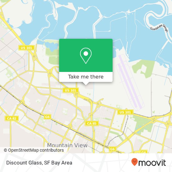 Mapa de Discount Glass