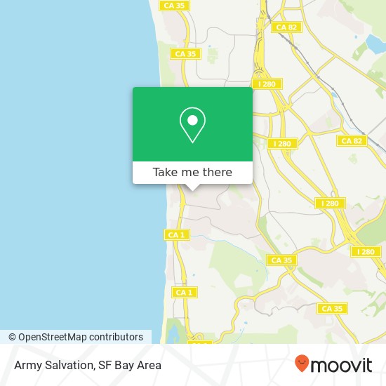Mapa de Army Salvation