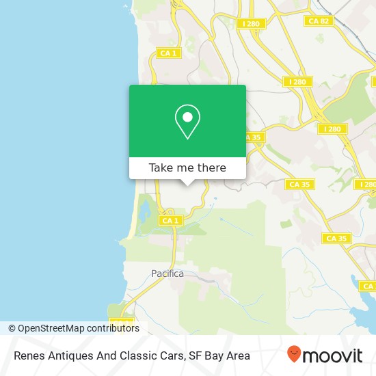 Mapa de Renes Antiques And Classic Cars