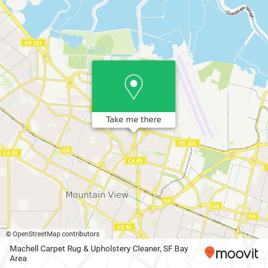 Mapa de Machell Carpet Rug & Upholstery Cleaner