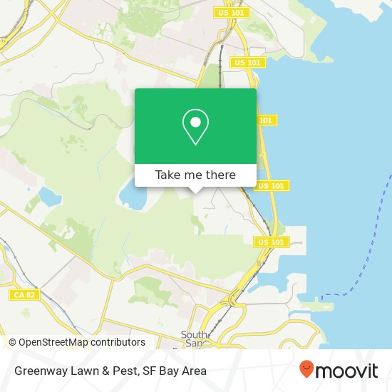 Greenway Lawn & Pest map