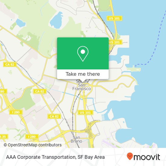 AAA Corporate Transportation map