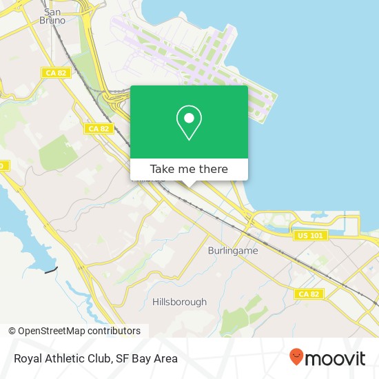 Royal Athletic Club map