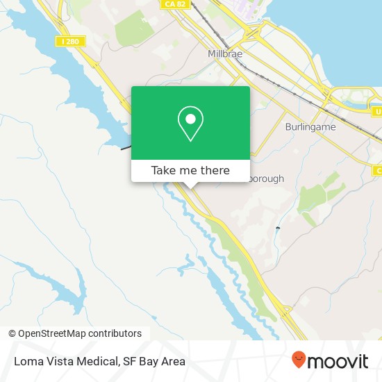 Loma Vista Medical map