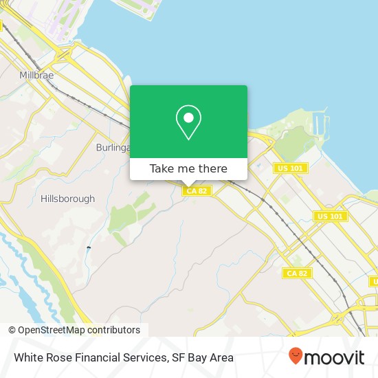 White Rose Financial Services map