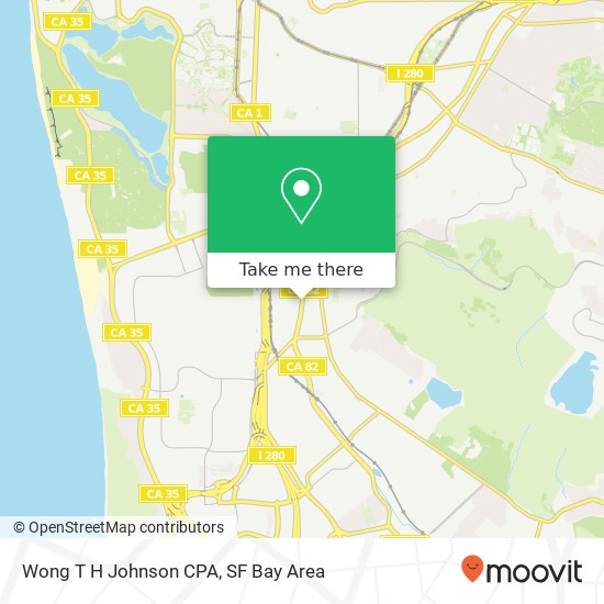 Mapa de Wong T H Johnson CPA