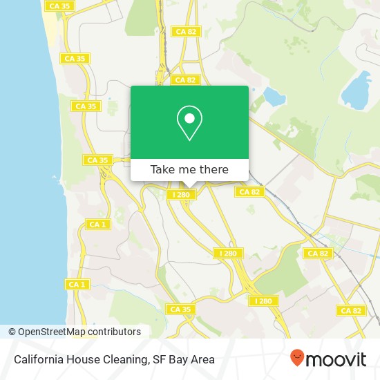 Mapa de California House Cleaning