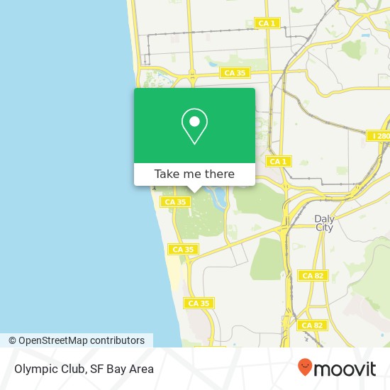 Olympic Club map