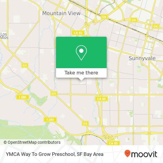 Mapa de YMCA Way To Grow Preschool