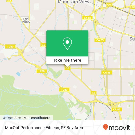 Mapa de MaxOut Performance Fitness
