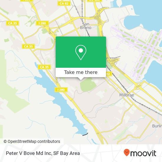 Peter V Bove Md Inc map