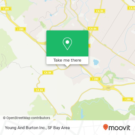 Young And Burton Inc. map