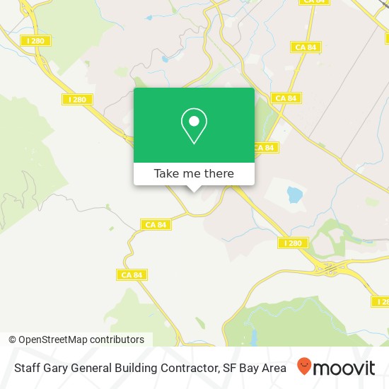 Mapa de Staff Gary General Building Contractor