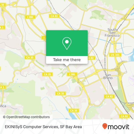 EKINISyS Computer Services map