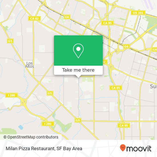 Milan Pizza Restaurant map