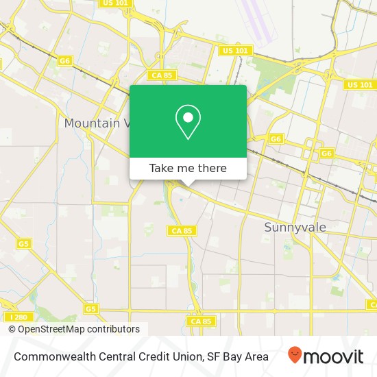 Commonwealth Central Credit Union map