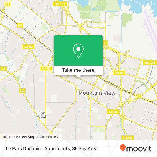 Mapa de Le Parc Dauphine Apartments