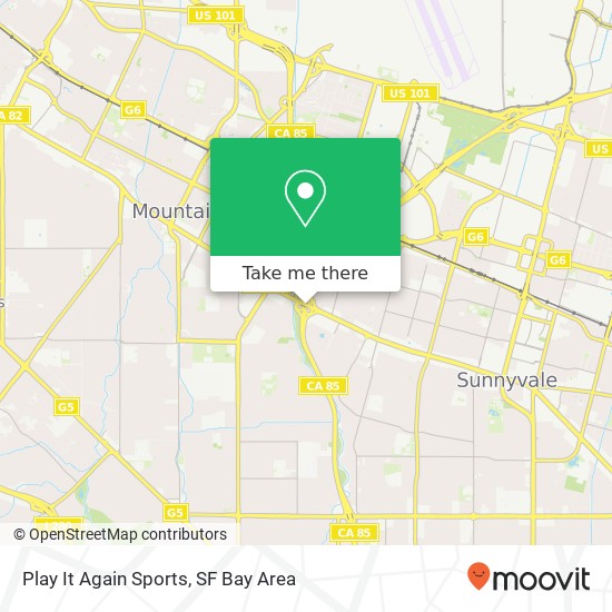 Play It Again Sports map