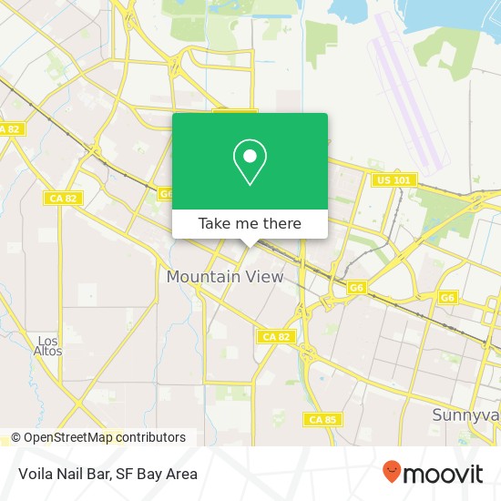 Mapa de Voila Nail Bar