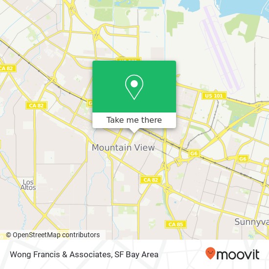 Mapa de Wong Francis & Associates