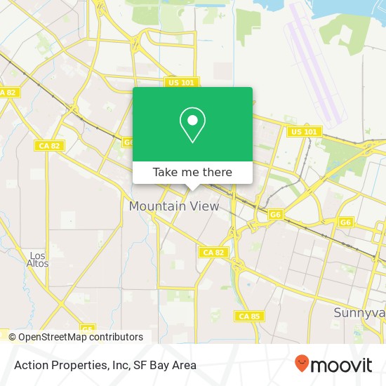 Mapa de Action Properties, Inc