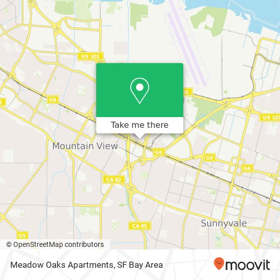 Meadow Oaks Apartments map