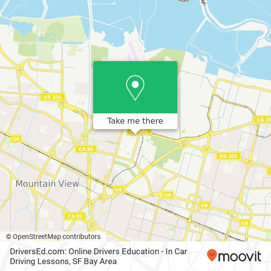 DriversEd.com: Online Drivers Education - In Car Driving Lessons map