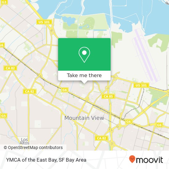 Mapa de YMCA of the East Bay