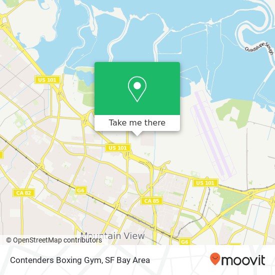 Mapa de Contenders Boxing Gym