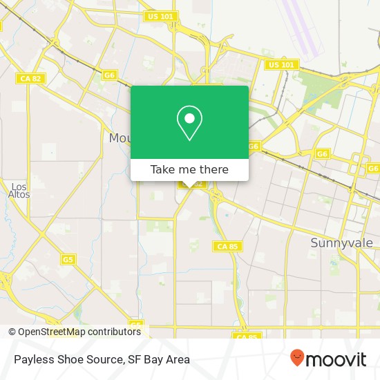 Mapa de Payless Shoe Source