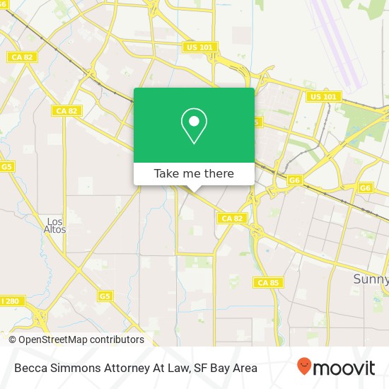 Mapa de Becca Simmons Attorney At Law
