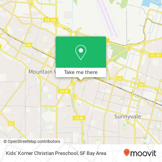 Mapa de Kids' Korner Christian Preschool