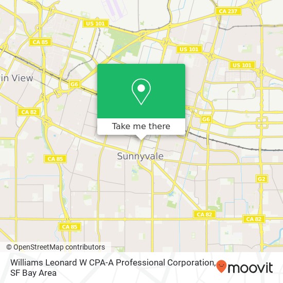 Williams Leonard W CPA-A Professional Corporation map