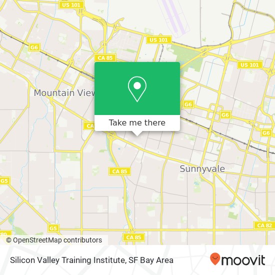 Mapa de Silicon Valley Training Institute