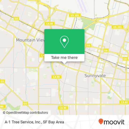 A-1 Tree Service, Inc. map